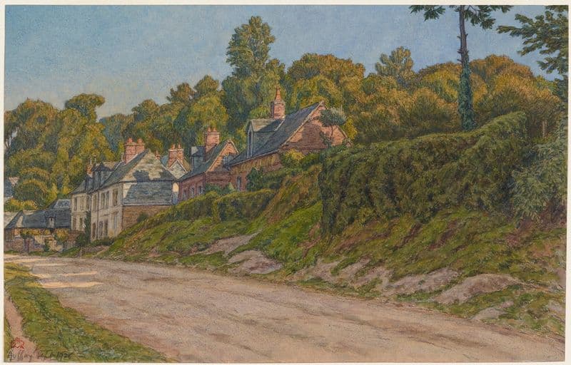 Route d’Auffay as a canvas print