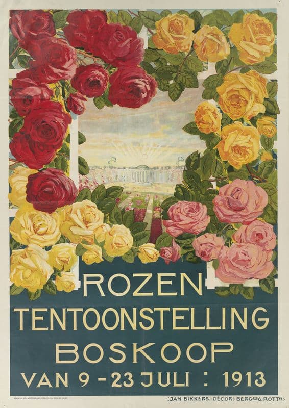 Rozententoonstelling te Boskoop as a canvas print