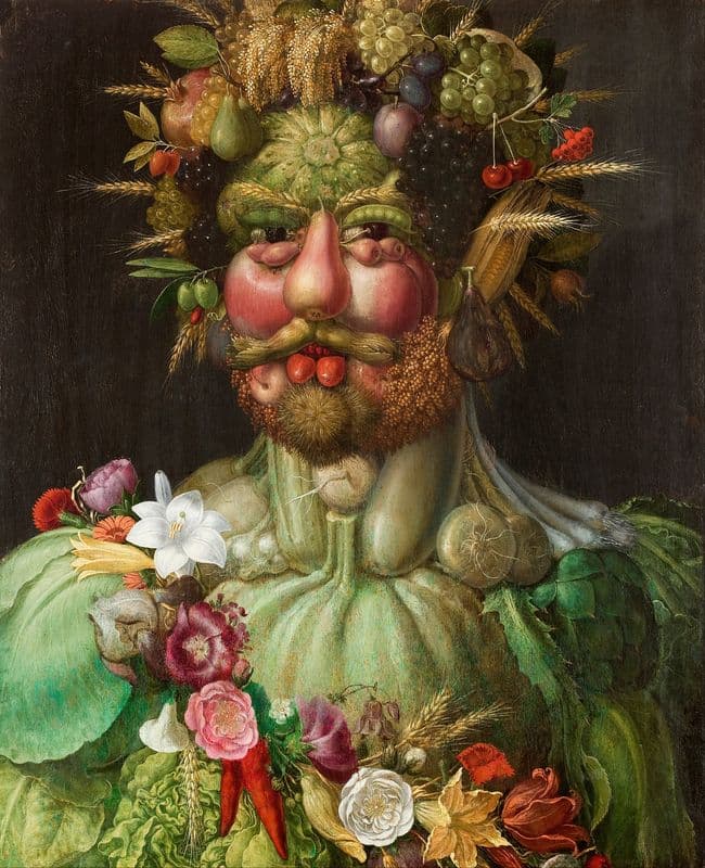 Rudolf II of Habsurg or Vertumnus as a canvas print