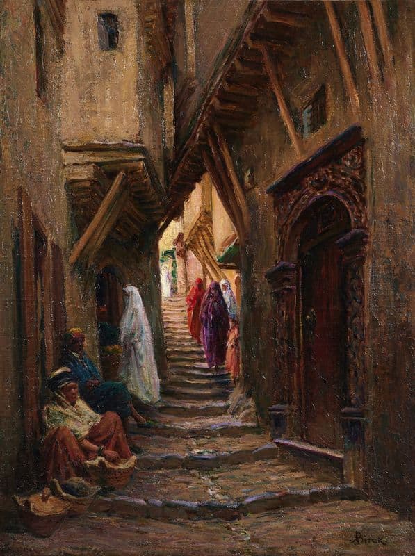 Rue de la Casbah as a canvas print