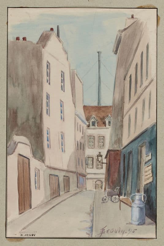 Rue de l’Epée de Bois as a canvas print