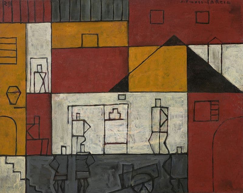 Rue no. 2 (Paisaje constructivista) as a canvas print
