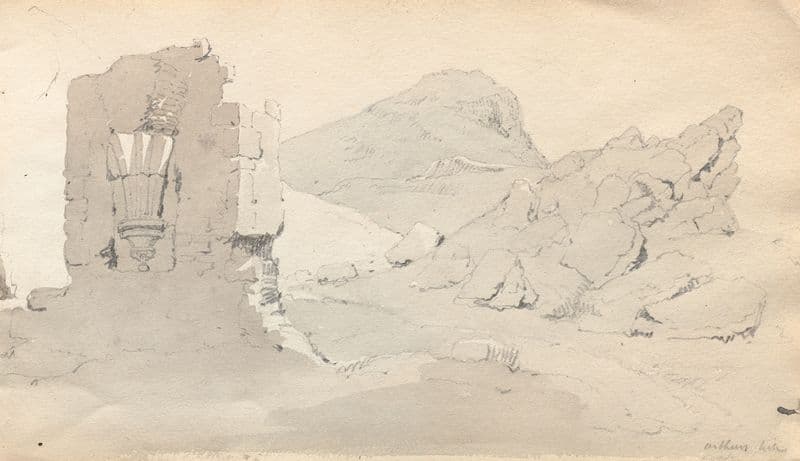 Ruin as a canvas print