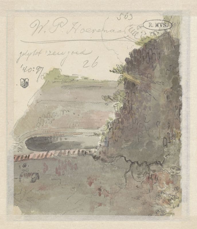 Ruïne (1828 - 1863) as a canvas print