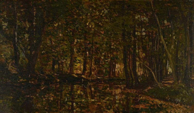 Ruisseau sous bois (1866 -1886) as a canvas print