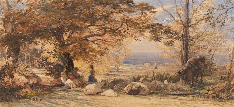 Rustic Contentment as a canvas print