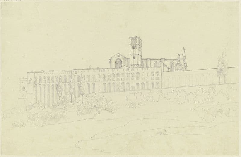 S. Francesco in Assisi as a canvas print