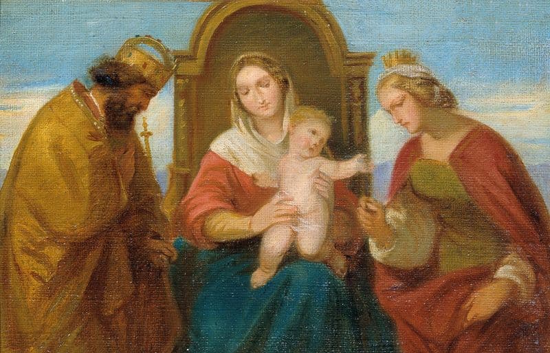 Sacra Conversazione as a canvas print