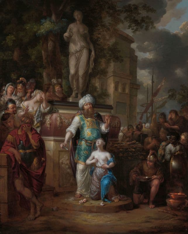 Sacrifice of Iphigenia (1690 - 1700) as a canvas print