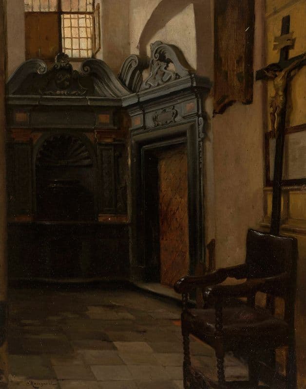 Sacristy as a canvas print