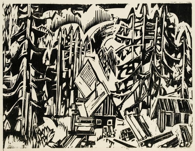 Sägemühle as a canvas print