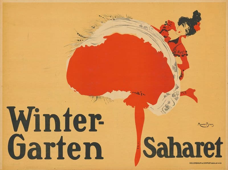Saharet. Wintergarten as a canvas print