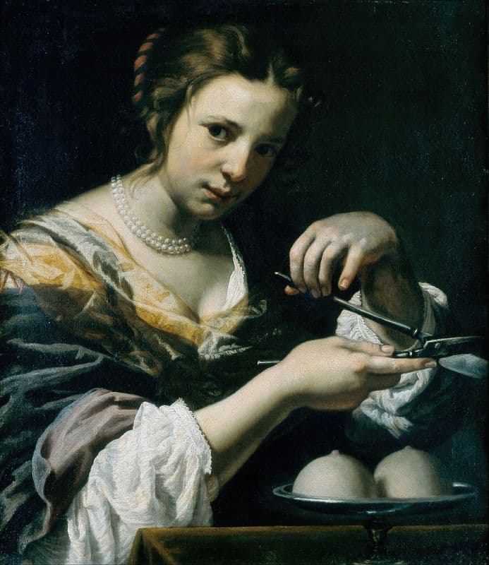 Saint Agatha (1638-1644) as a canvas print