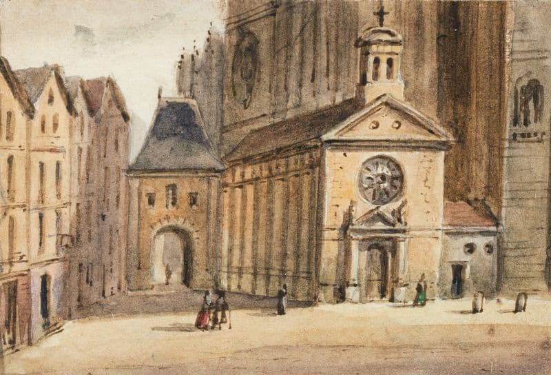 Saint-Jean le Rond as a canvas print