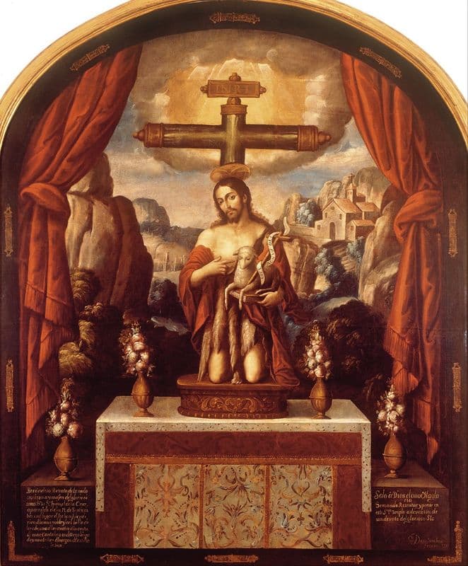 Saint John of the Cross as a canvas print