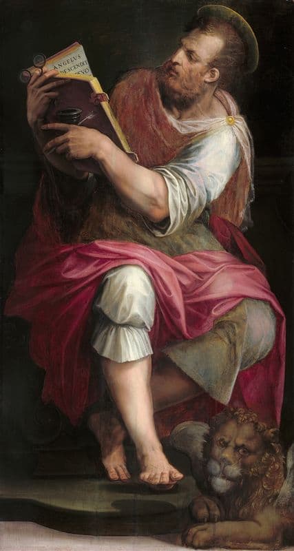 Saint Mark (1570-1571) as a canvas print