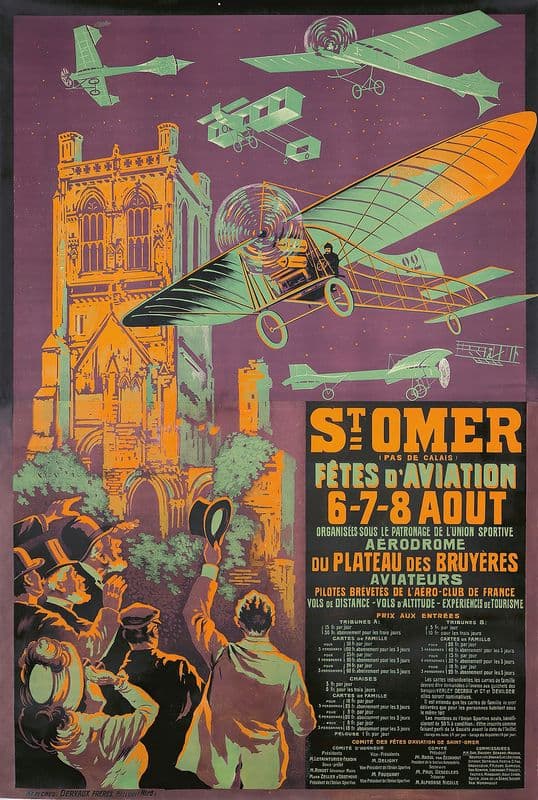 Saint-Omer, Fêtes d’Aviation as a canvas print