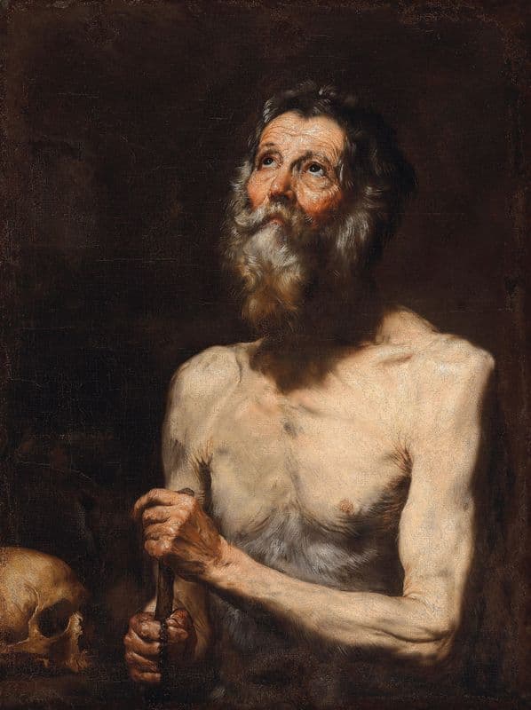 Saint Onuphrius as a canvas print