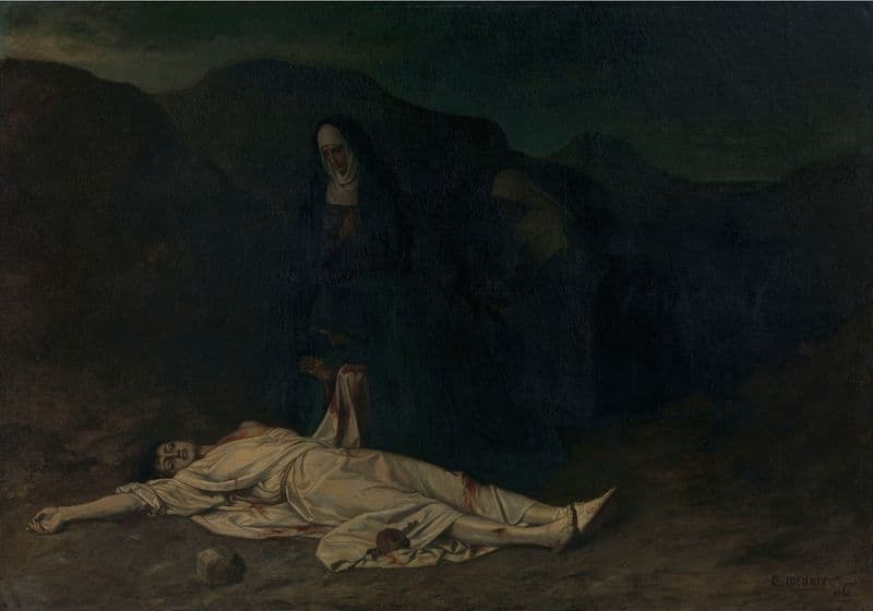 Saint Stephen as a Martyr as a canvas print