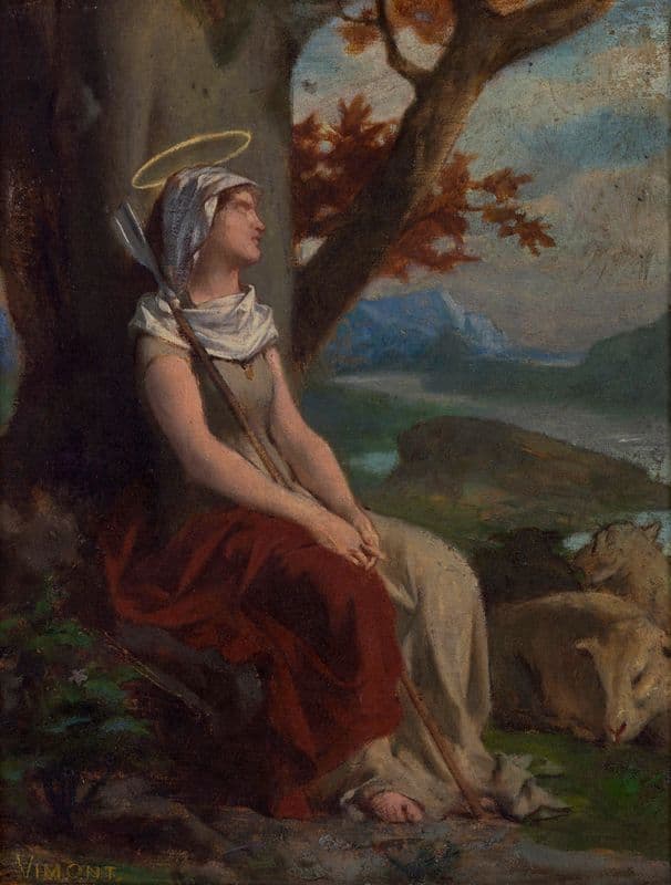 Sainte Geneviève as a canvas print
