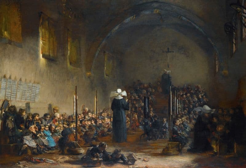 Salle D’asile De La Charité as a canvas print