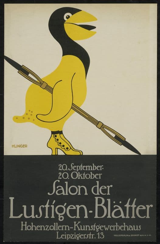 Salon der Lustigen Blätter as a canvas print