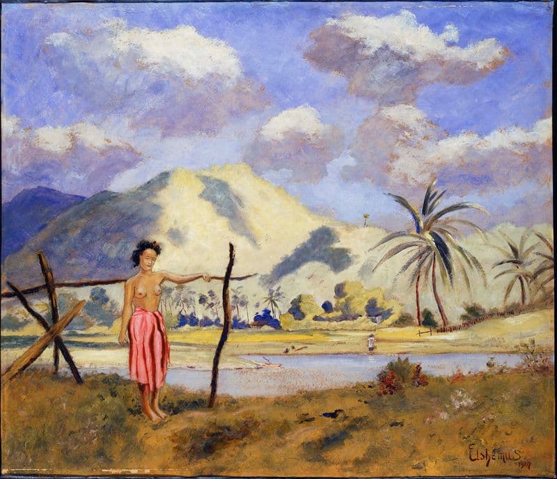 Samoa as a canvas print