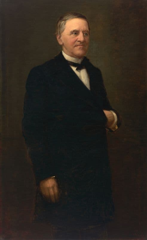 Samuel Jones Tilden (c. 1870) as a canvas print