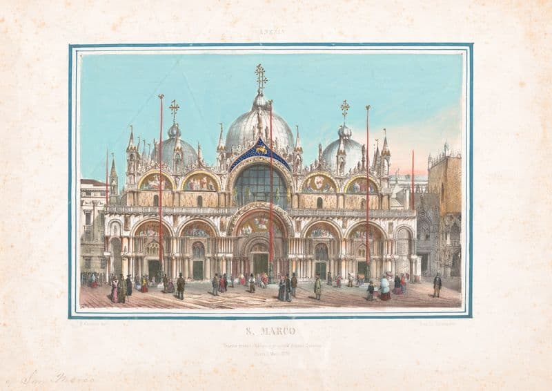 San Marco, Venice (19th century) as a canvas print