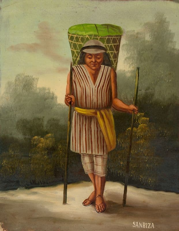 Sanbiza Man (before 1914) as a canvas print