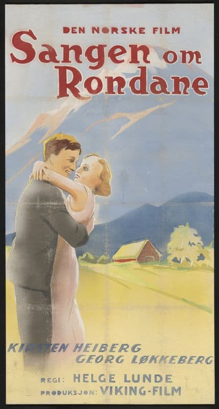 Sangen om Rondane as a canvas print
