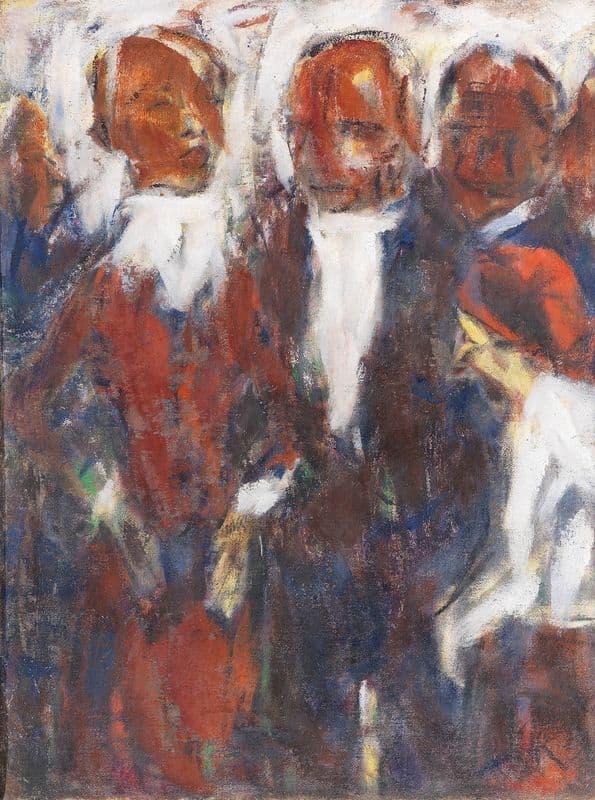 Sängerin I as a canvas print