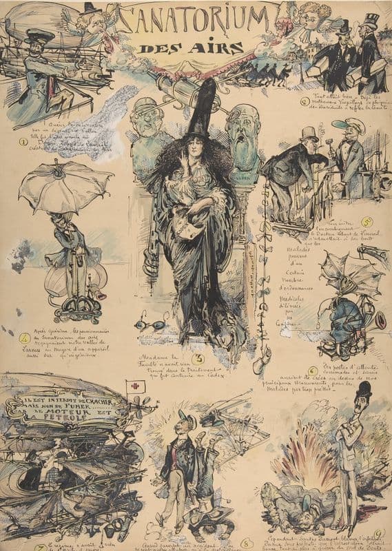 Sanitorium des Airs as a canvas print