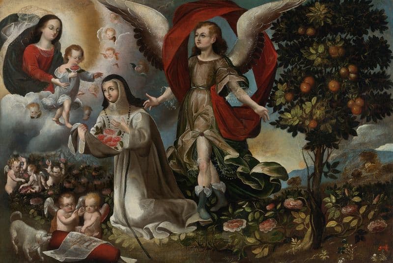 Santa Rosa De Lima (18th Century) as a canvas print