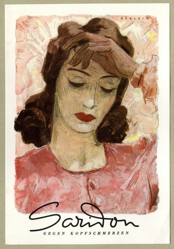 Saridon (1910-1950) as a canvas print