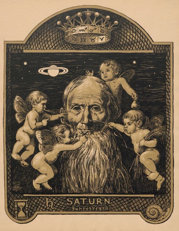 Saturn Jahrersregent as a canvas print