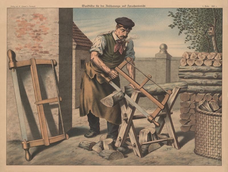 Saw as a canvas print