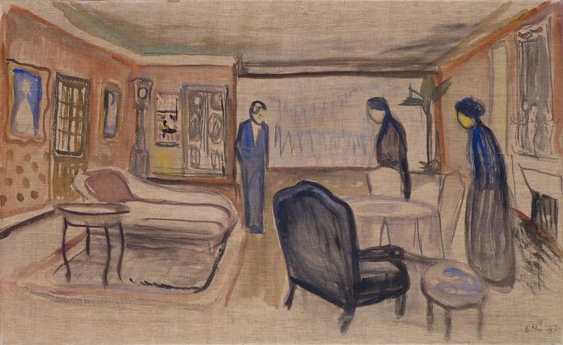 Scene of Ibsen’s ‘Ghosts’ as a canvas print