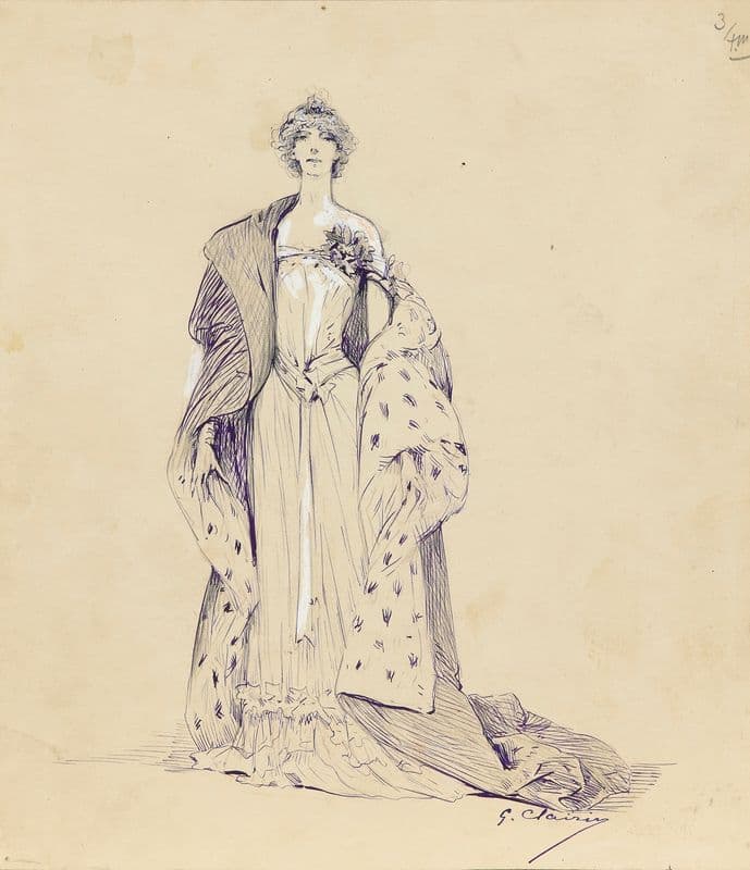 Scenes of Sarah Bernhardt’s life as a canvas print