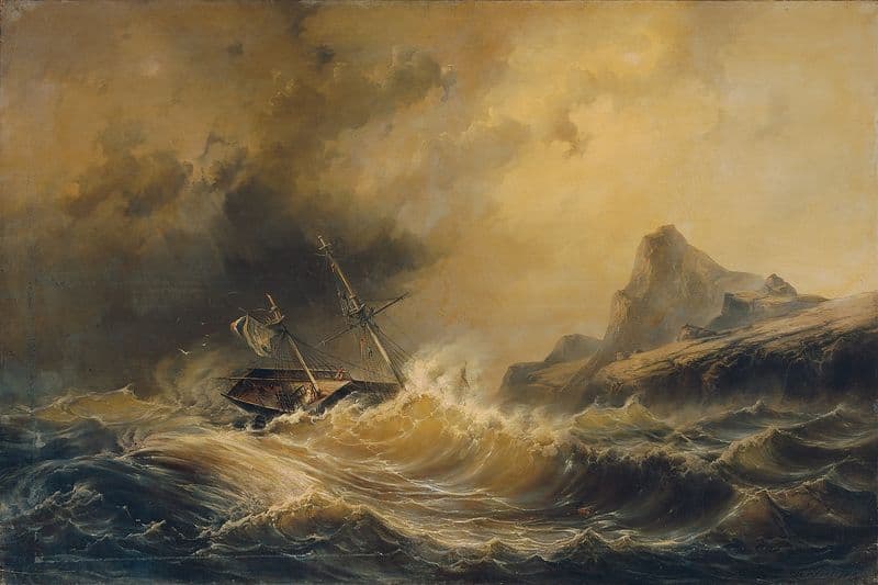 Schiffbruch bei Kap Hoorn as a canvas print