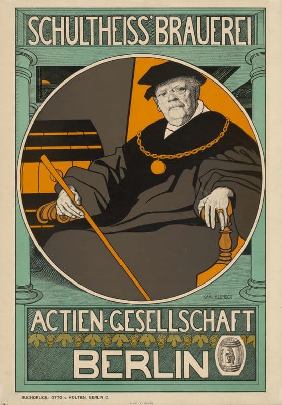 Schultheiss Brauerei. Aktien-Gesellschaft Berlin as a canvas print