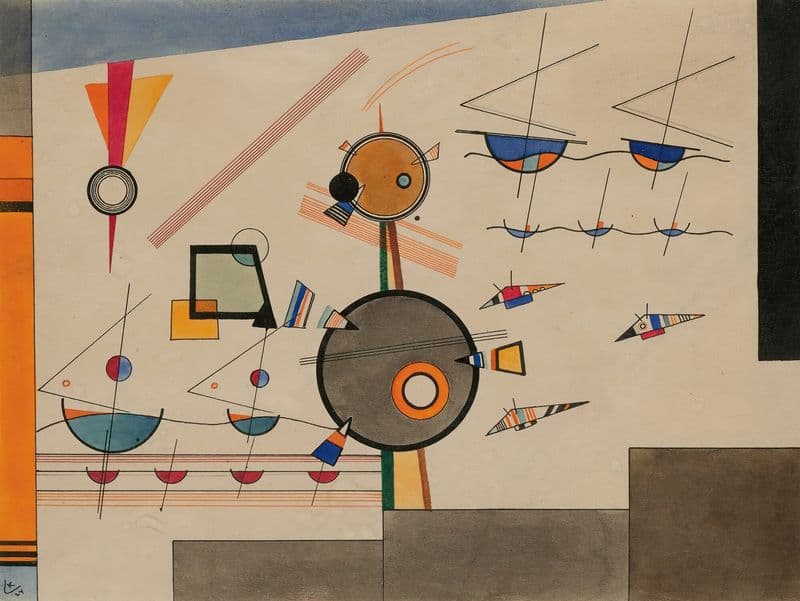 Schweben (Floating) as a canvas print