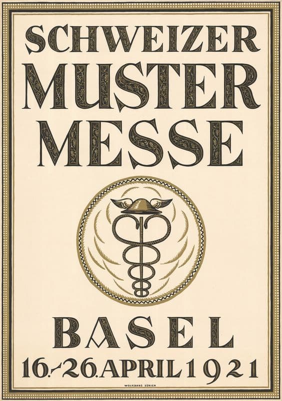 Schweizer Mustermesse Basel as a canvas print