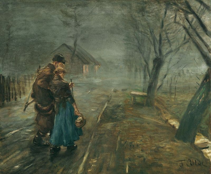 Schwerer Gang as a canvas print