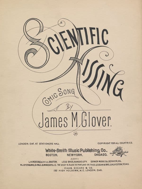 Scientific kissing as a canvas print