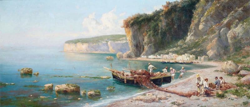 Scorcio di Costiera Amalfitana as a canvas print