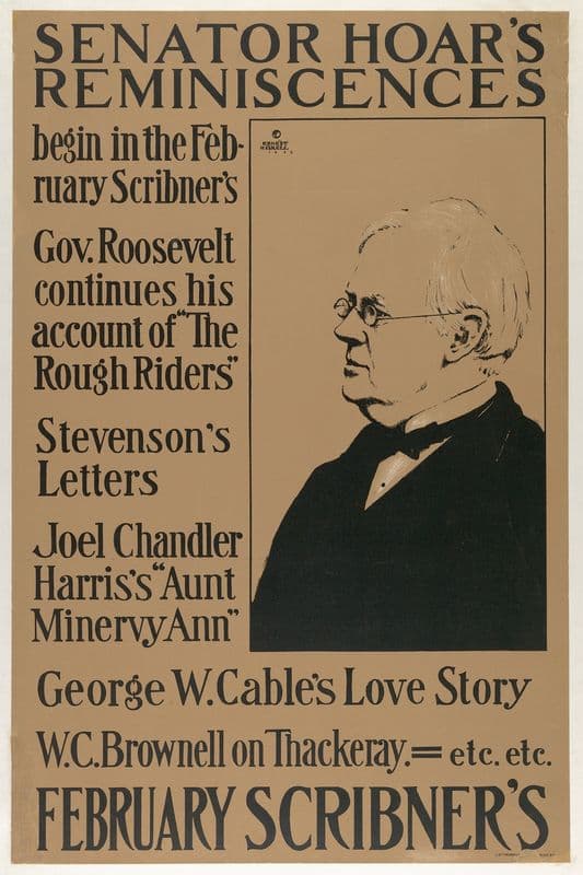 Scribner’s February as a canvas print