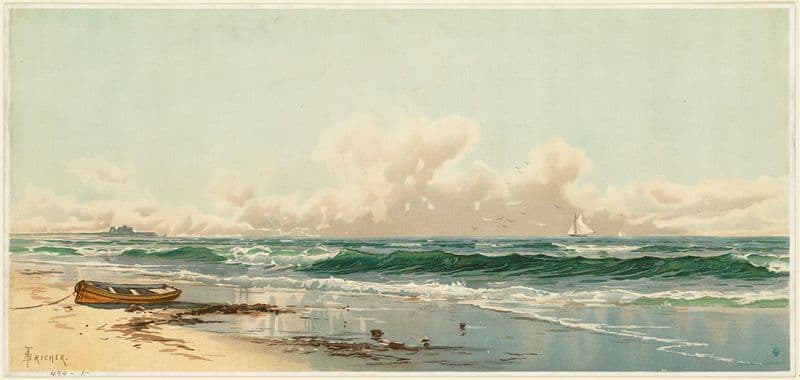 Seascape (1861-1897) as a canvas print