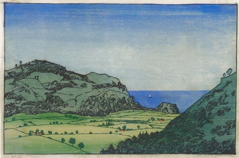 Seaside Landscape (c. 1910–15) as a canvas print