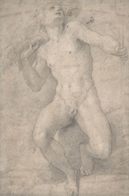 Seated Figure of Mercury (1503–40) as a canvas print